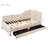 Twin Size L-Shaped Corduroy Daybed, Upholstered Platform Bed Frame with 2 Built-In Storage Drawers for a Cozy and Practical Design,-531081830