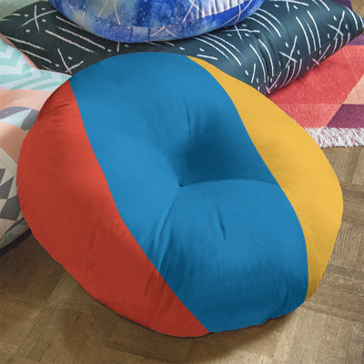 Striped Reversible Throw Pillow