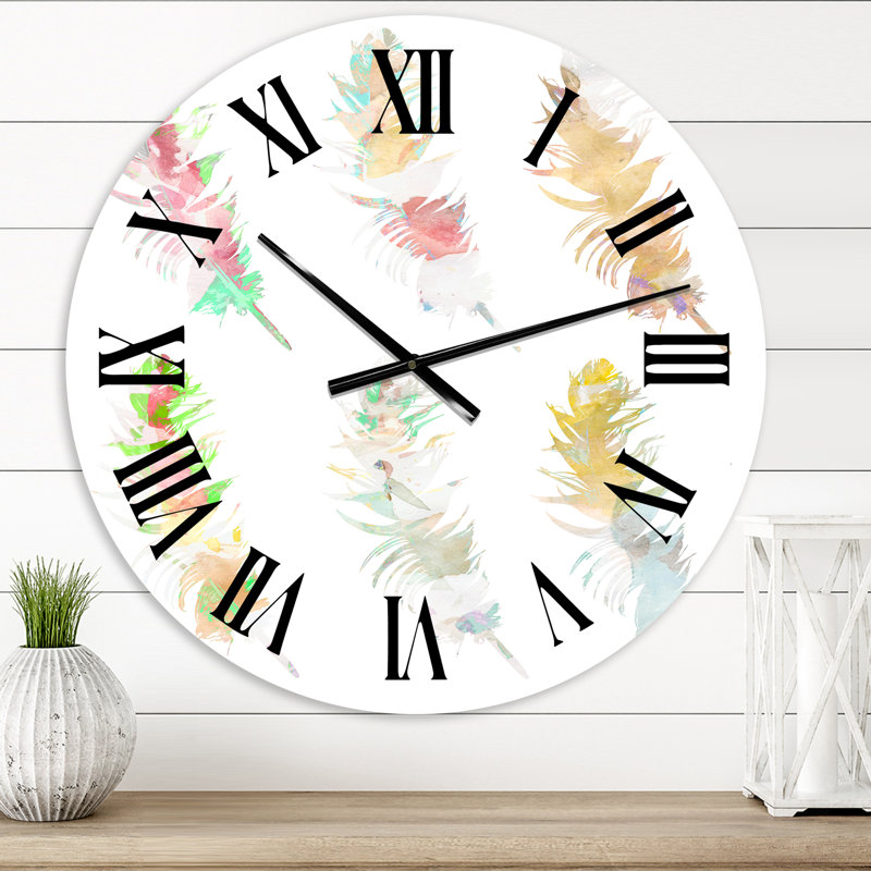 Horloge murale bohémienne et éclectique, Petit