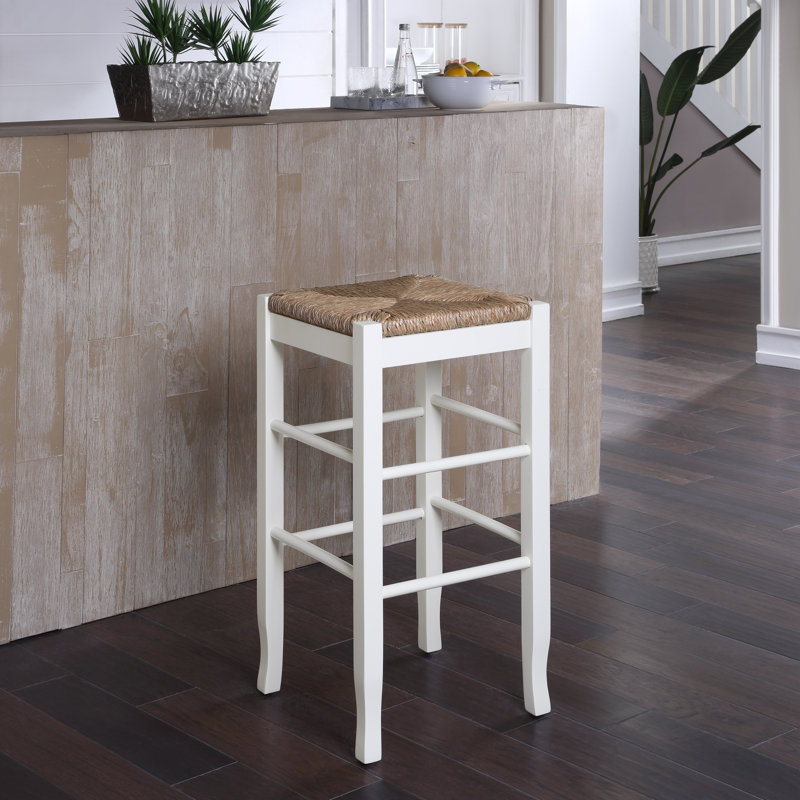 Tabouret de bar et de comptoir Miltonsburg, Crème, Tabouret de bar (siège d'une hauteur de 29,5 po)