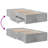 Vidaxl Bed Frame With Drawers Concrete Grey Engineered Wood-1071282158
