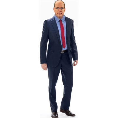H10511 Prince Albert Of Monaco Cardboard Standup