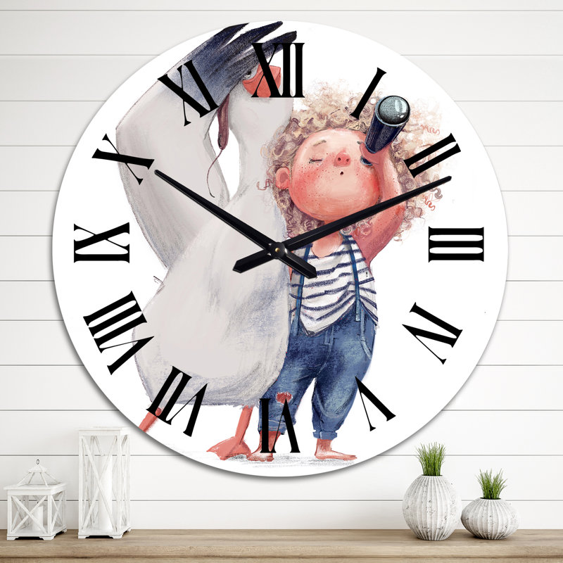 Horloge murale surdimensionnée, Grand