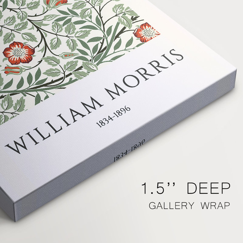 William Morris Gallery Wrapped Canvas C, 12" H x 8" W