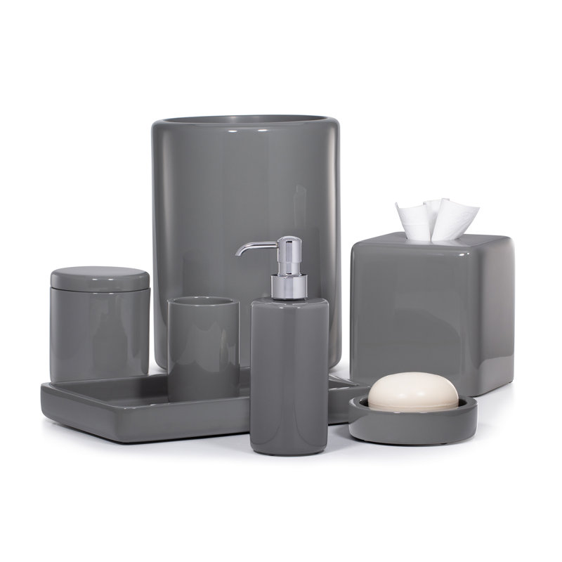 Domus Smoke Gloss Bathroom Tray