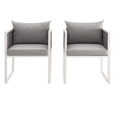 Chaise de salle à manger d'extérieur Stance Aluminium