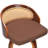 Swivel Faux Leather Cushion Rattan Back Counter & Bar Stools-215557214-215557203