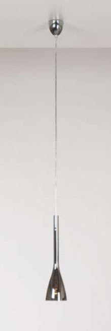 Alvarie 1 - Light Cone Pendant, Chrome - Half Transparent Mirror