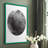 Graphite Moon I Framed Print - Solid Wood-364547686-364547685