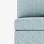 Canapé-lit modulaire convertible avec rangement et canapé-lit, 6 pièces en chenille bleue antique pour salon