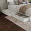 Norla Twin XL Wood Platform Bed with Footboard and Storage Drawers, White-317705632-317705639