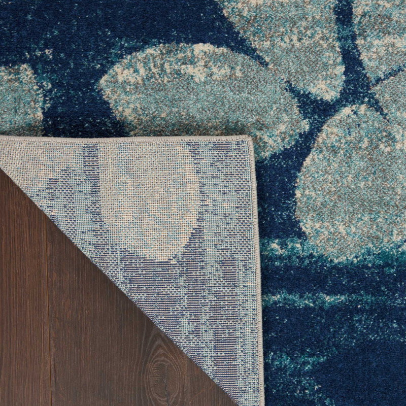Leeming Floral Indoor Rug, Rectangle 2' x 4'