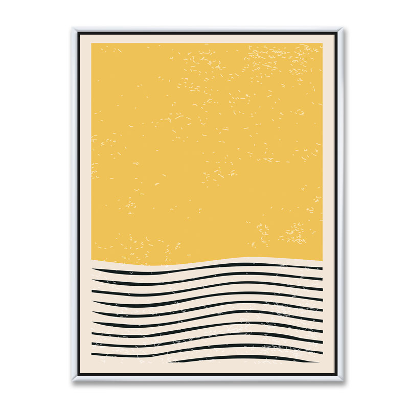 «Minimal Geometric Compostions of Elementary Forms XVIII», reproduction sur toile, Toile blanche encadrée