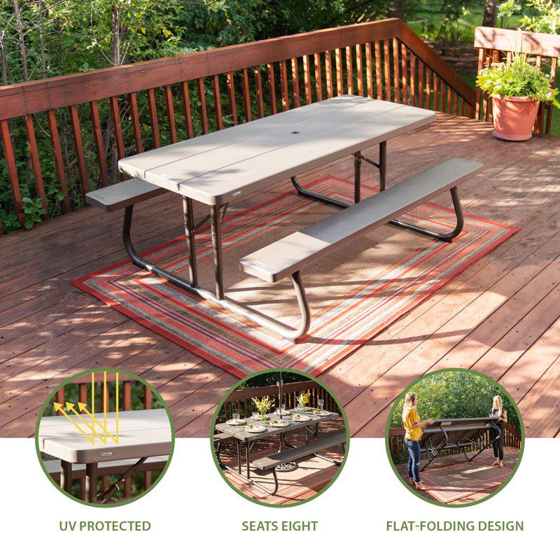 6-foot Classic Folding Picnic Table