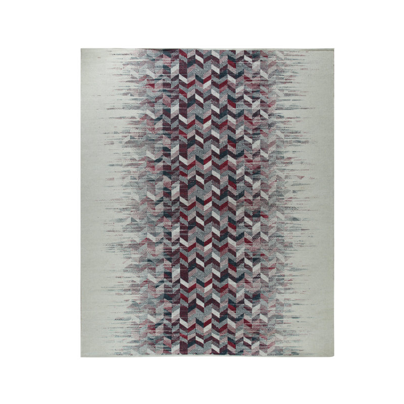 Tapis en laine tissé à plat Brenda, Rectangle de 10 pi x 14 pi