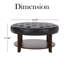 Repose-pieds en faux cuir-446891595