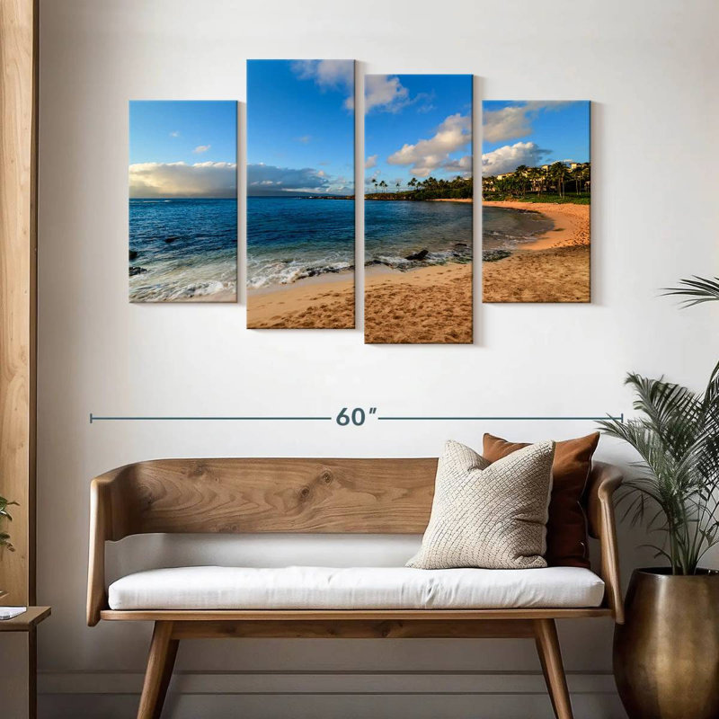 Gillard, Kapalua Bay, scène de Gillard, H 32 po x l 52 po