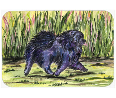 East Urban Home Pomeranian Glass Cutting Board