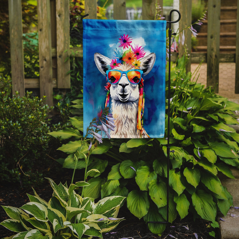 Drapeau de jardin hippie