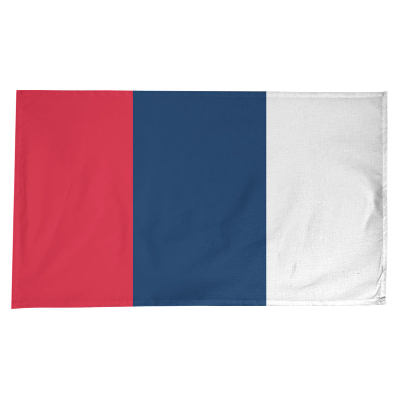 Nappe basket New Orleans, Rouge / bleu marine / blanc