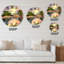 Coucher de soleil sur le lac I - Horloge murale traditionnelle-93601775