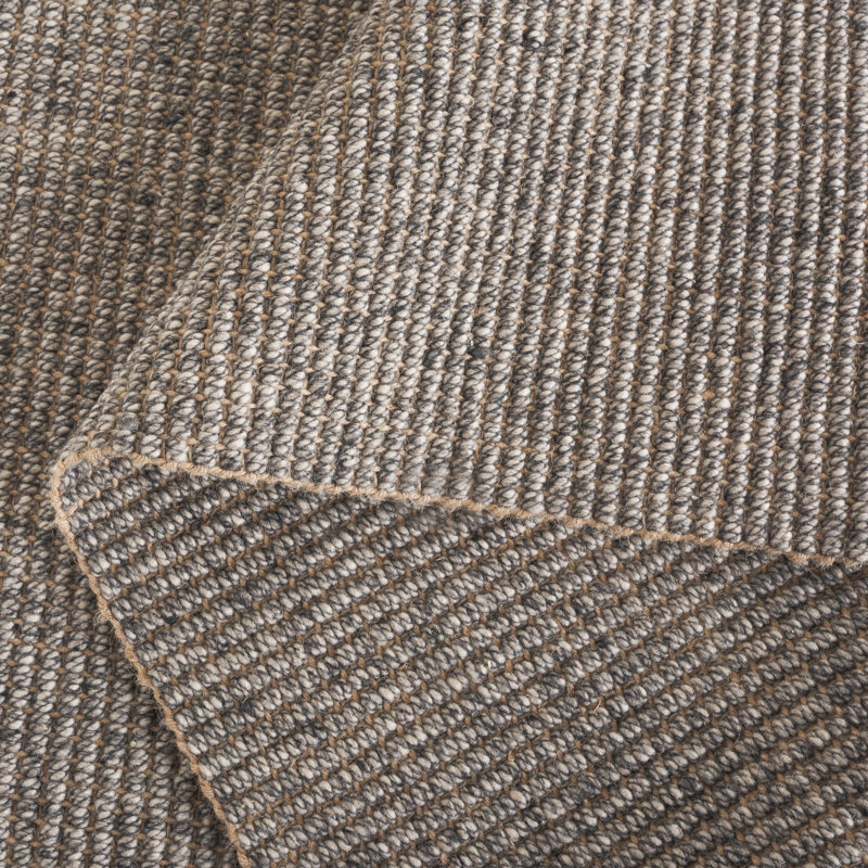 Natural Fiber 842 Area Rug In Charcoal, Rectangle 5' x 8'