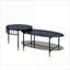 Table basse gigognes 2 pièces avec plateau inférieur Conception peu encombrante