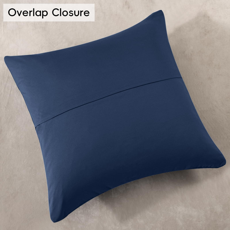 PHF Super Soft Velvet Pillow Covers, 2 Pack Color Gradient Pillow Covers for Home Decorative, 26x26", NavyBlue