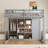 Wood Loft Bed With Wardrobe-999532664-999532666