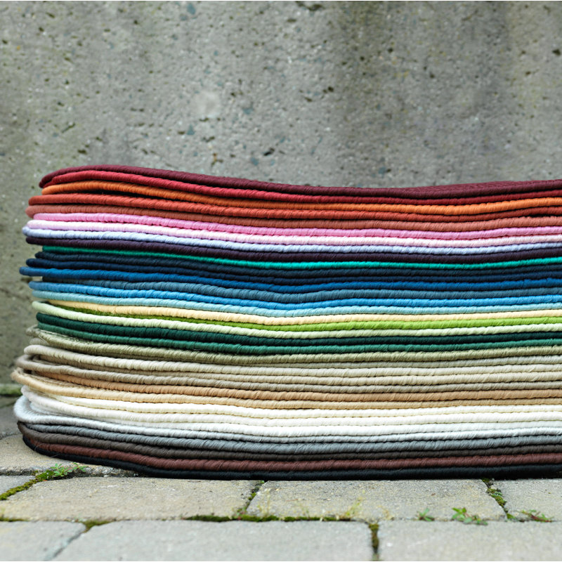 Tapis de couleur unie Marlieke, Ovale 2 pi x 3 pi
