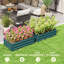 Ensemble de 2 jardinières surélevées, jardinière galvanisée-713157200