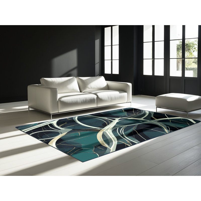 Celestial Flux Rug, Rectangle 4' x 6'