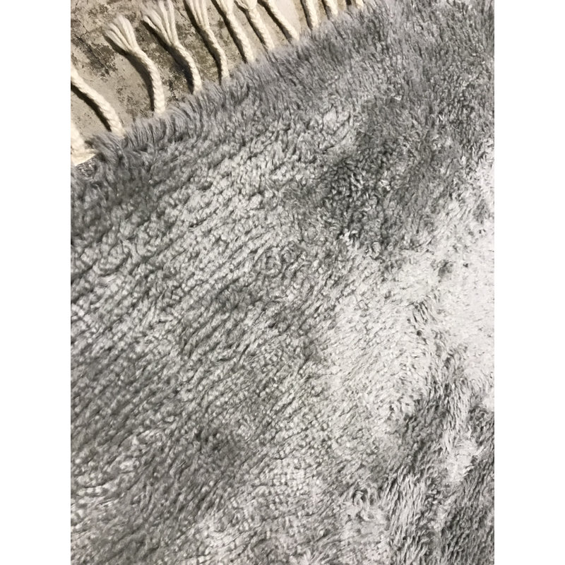 Tapis brun clair de haute qualité noué à la main