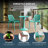 4-Person Outdoor Round Dining Set-1857667015