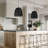 3 - Light Matte Black Dome Pendant