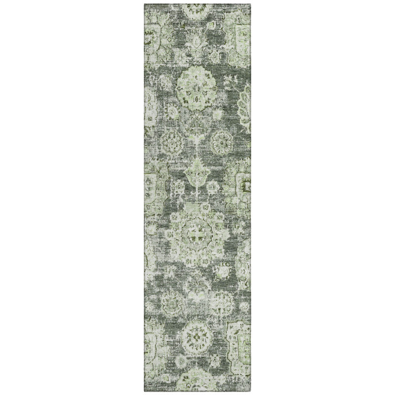 Floral Indoor / Outdoor Rug, Rectangle 10' x 14'