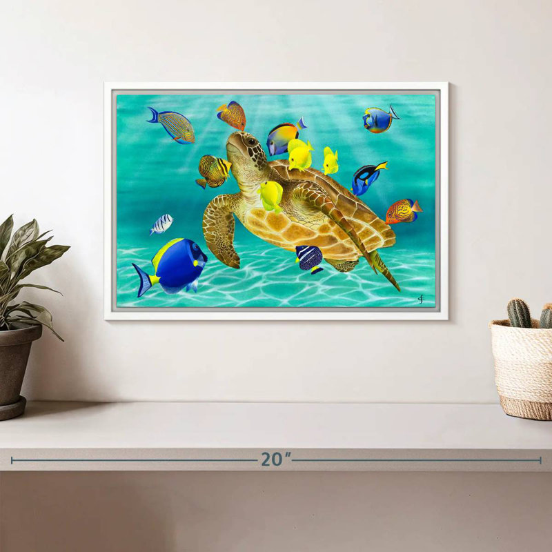 Kiss Kiss, Cadre flottant blanc, 13 po x 9 po
