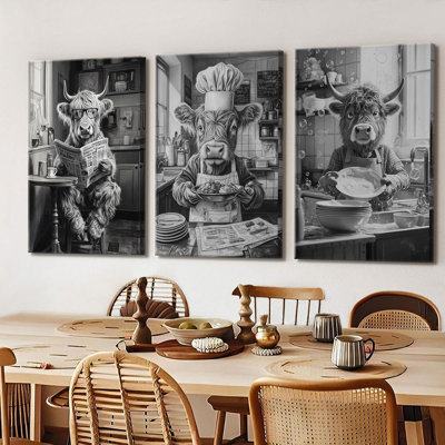 3 Piece Wrapped Canvas Print