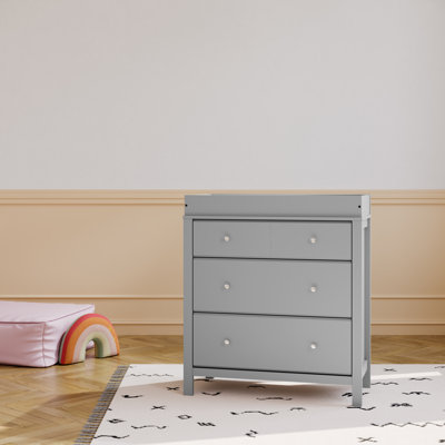 Commode 3 tiroirs avec plateau à langer Horizon