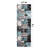 Fanton Modern Abstract Performance Gray/Ivory/Blue Area Rug-2116298507