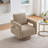 29.12" W Pillow Back Hollow Arm Swivel Accent Armchair (Set Of 2)-103230808
