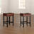Lorraine Upholstered Counter Stool with Solid Wood Frame-1075163925