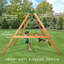 Backyard Discovery Cedar Swing Set with Swing(s)