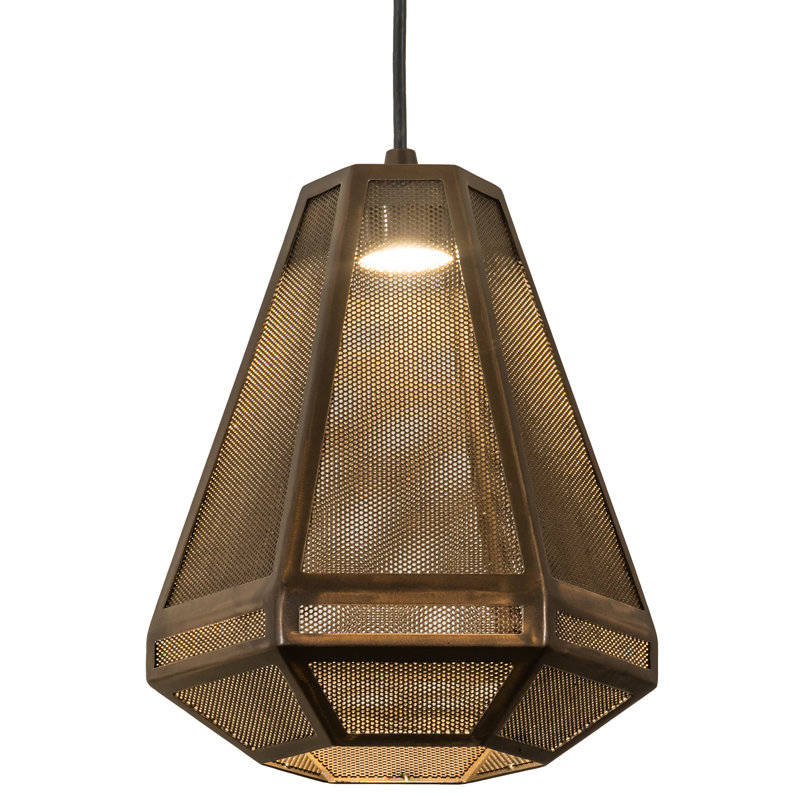 Waylen 1 - Light Antique Copper LED Unique/Statement Pendant