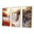 Toile naturelle avec cadre flottant