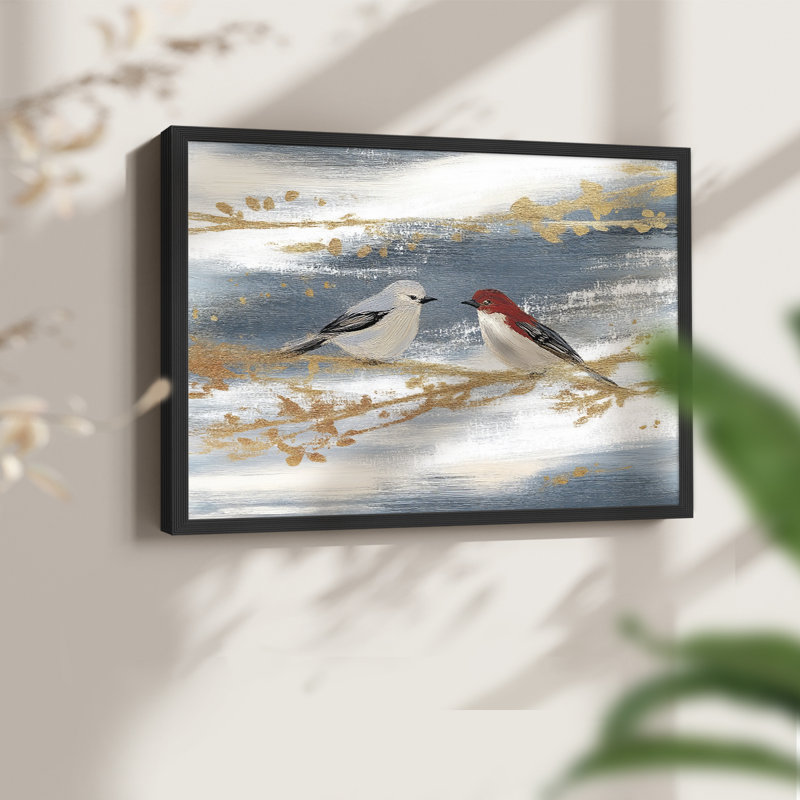 Chirstmas Art-CCLXV -Framed Print - Restickable, H 11 po x l 14 po, Noir, noir, noir, noir
