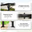 Outsunny 4 x 3(m) Outdoor Pergola Retractable Canopy Wall Mounted, Cream