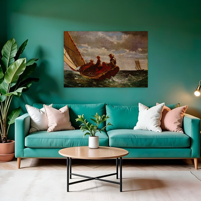«Breezing Up Classic Coastal Ocean», reproduction d'art murale