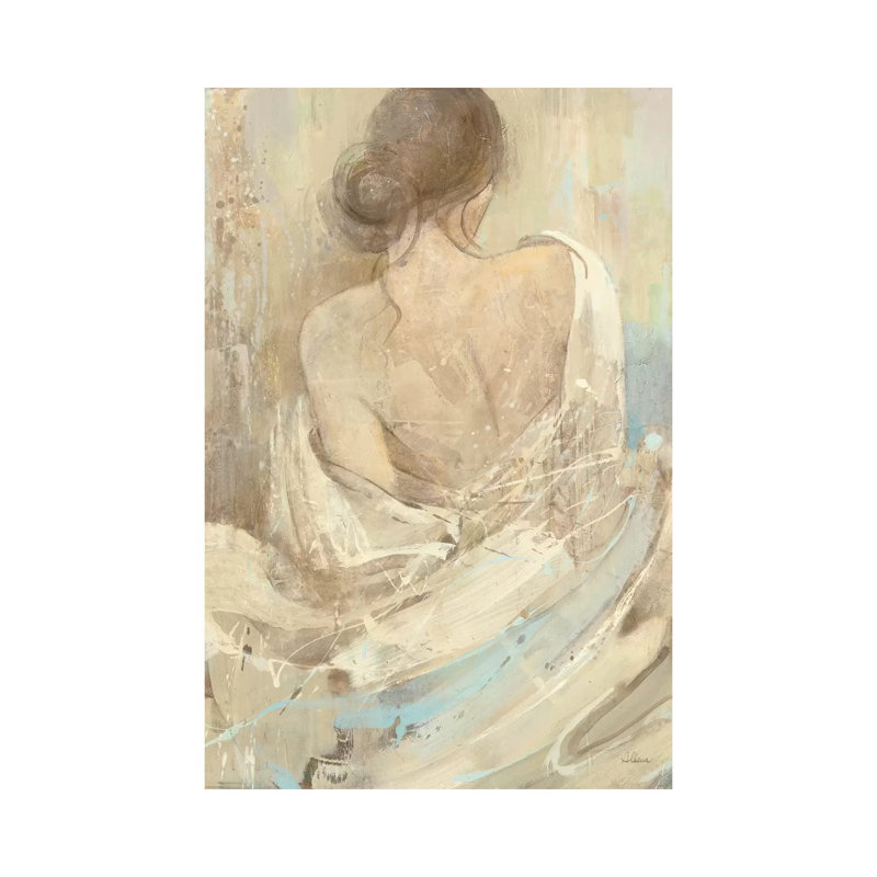 «Abstract figure Study I» par Albena Hristova - reproduction d'art, Toile tendue, H 18 po x l 12 po x 1,5 po