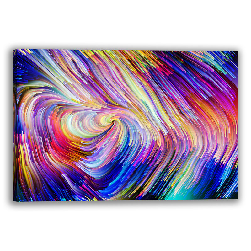 «Dreams chromatiques», impression sur toile tendue, H 24 po x l 36 po x P 1,5 po